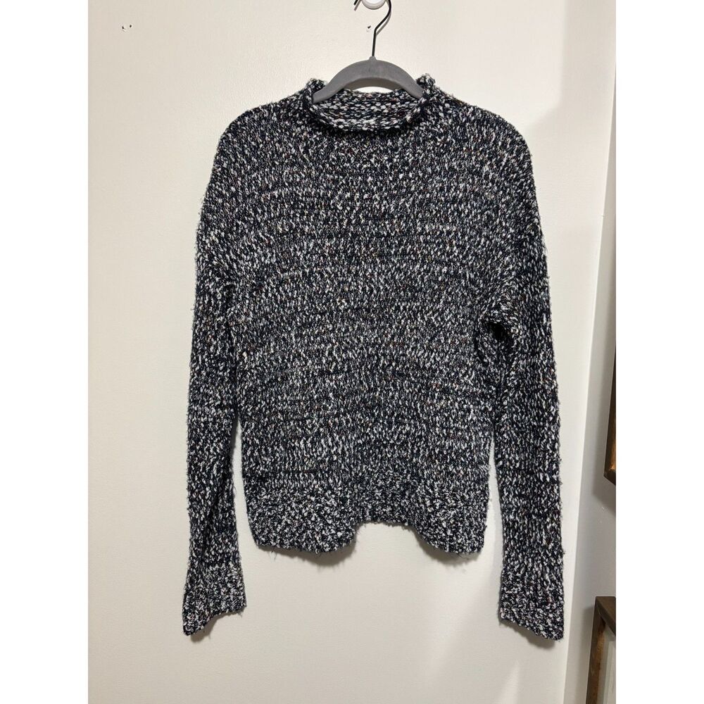 89th + Madison Speckled Knit Mock Neck Sweater‎ Small Cabincore Dark Academia